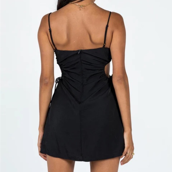 Princess Polly Hazel Cut Out Mini Dress Black - Picture 5 of 6